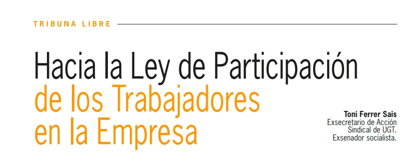 Hacia la Ley de Participación de los Trabajadores en la Empresa